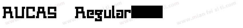 RUCAS Regular字体转换